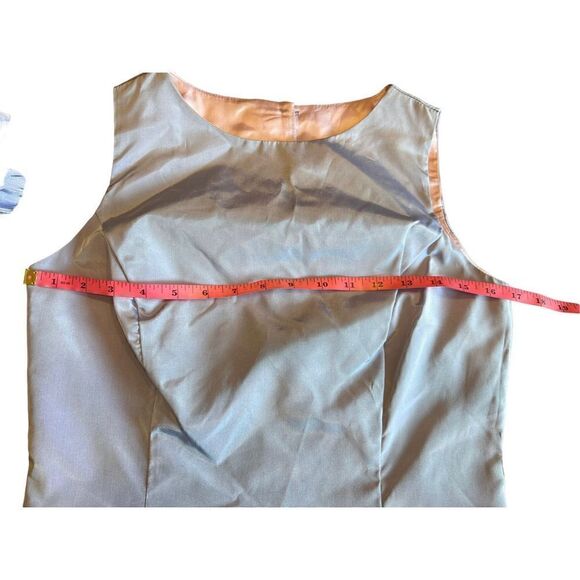 Jessica McClintock bridal millennium 2000 lavender iridescent 2 piece gown 6 - Picture 5 of 12